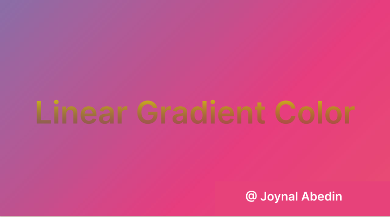 Linear Gradient Color